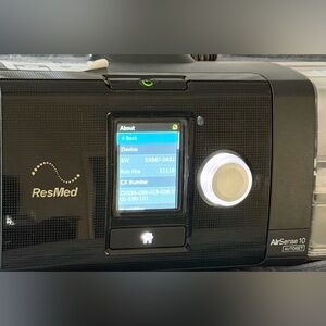 ResMed AirSense 10 Black CPAP Machine with Travel bag and Style Filters!